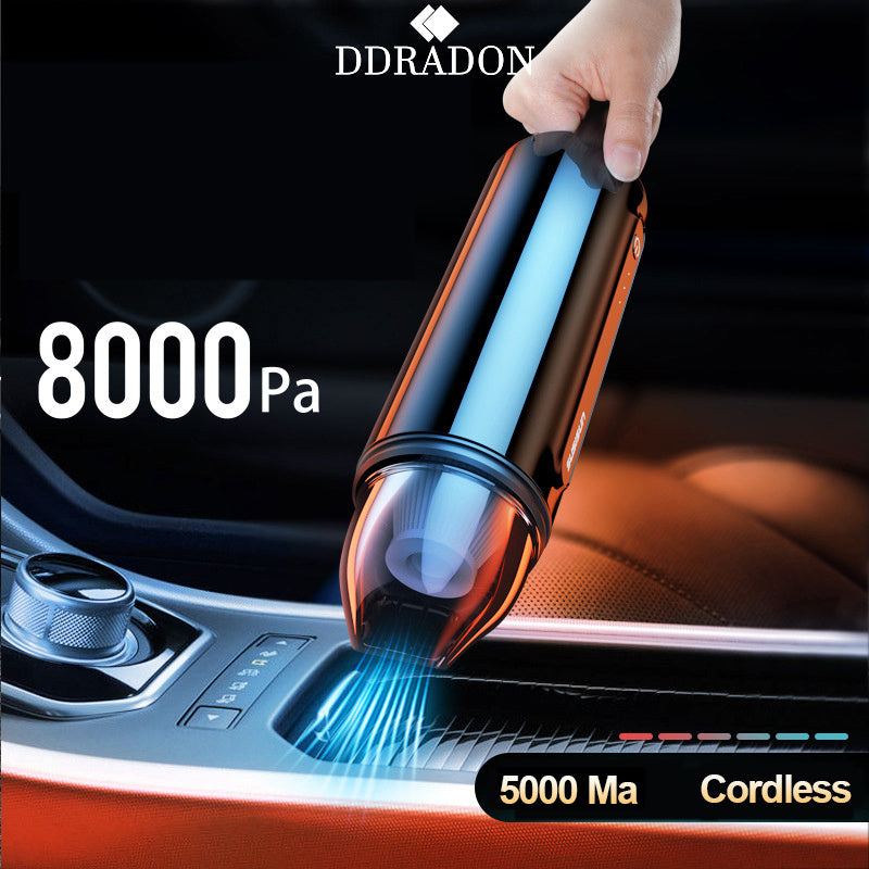 Cordless Car Vacuum Cleaner – Rechargeable High-Power Mini Handheld