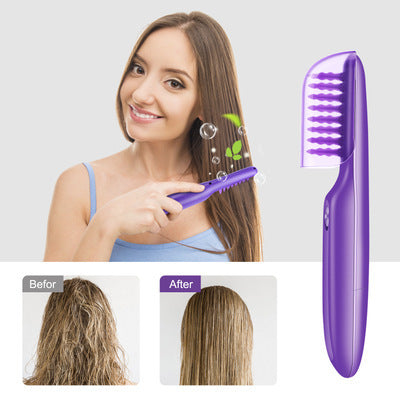 Portable Electric Detangling Brush & Scalp Massager