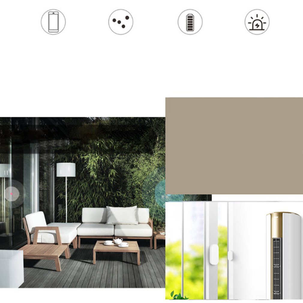 Smart Home Magnetic WiFi Door Alarm – Remote Alert & Entry Sensor