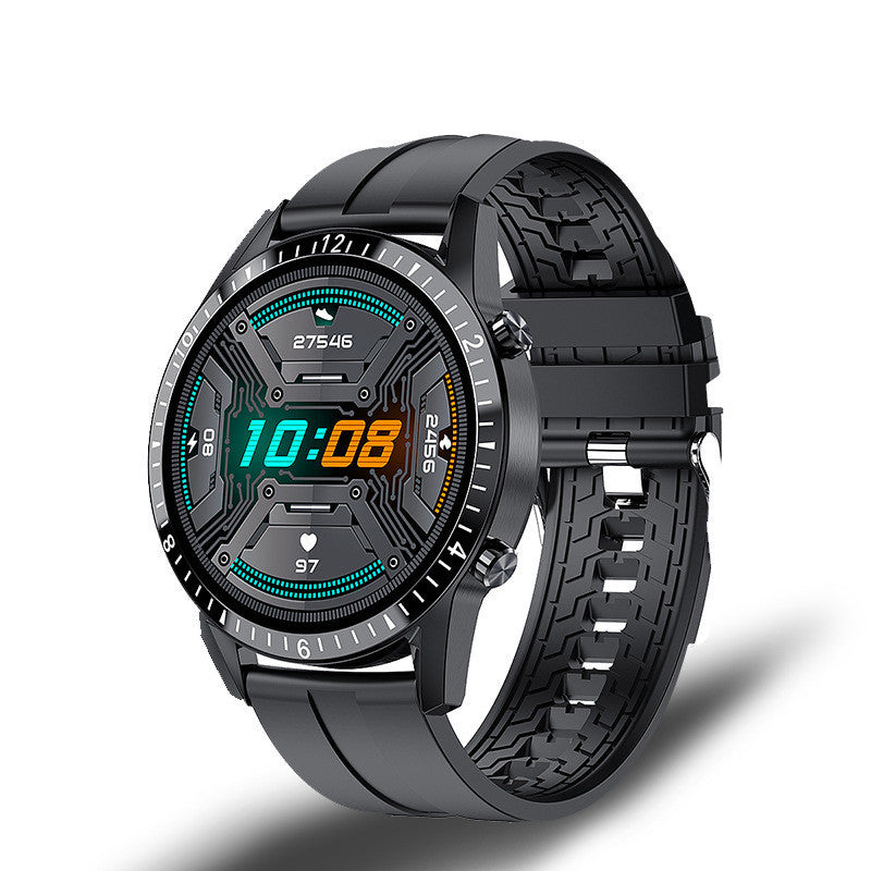 Stainless Steel Sports Smart Watch – Waterproof 30M, Electronic Movement