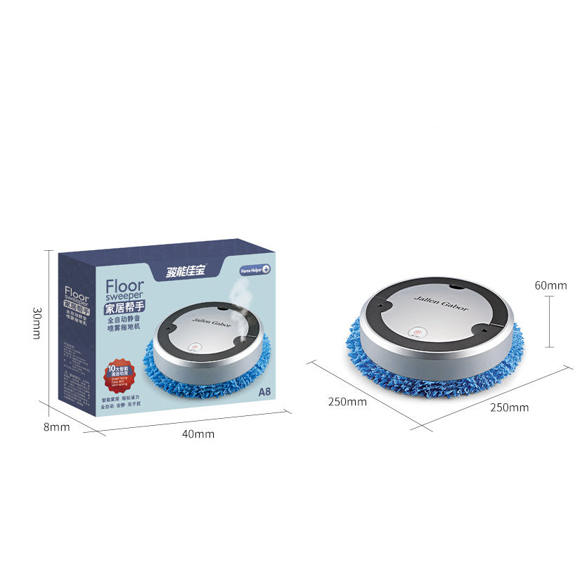 Smart Robot Vacuum & Mop – Auto-Spray, Auto-Charge, Quiet Home Cleaner