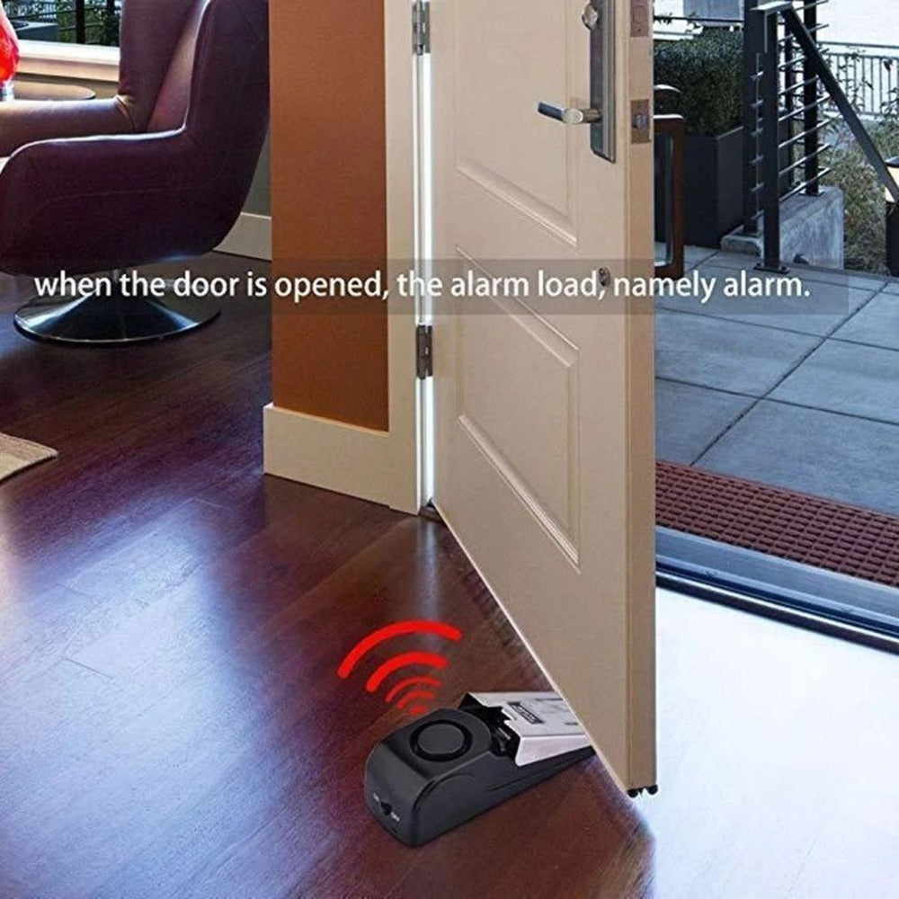 Waterproof Wedge Door-Stop Alarm – Home & Travel Security Device