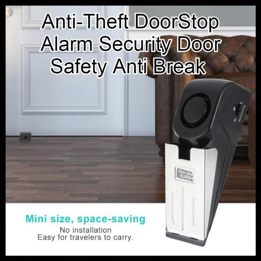 Waterproof Wedge Door-Stop Alarm – Home & Travel Security Device