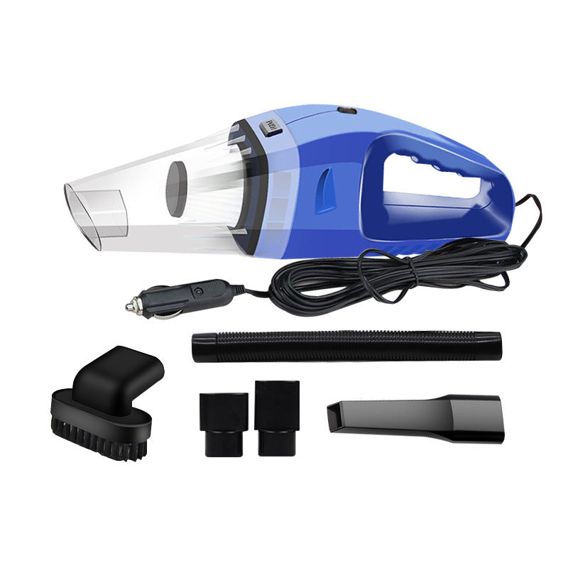 Portable 12V 120W Car Vacuum Cleaner – 4000PA Suction, Wet & Dry, 5m Cord