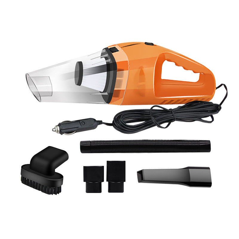 Portable 12V 120W Car Vacuum Cleaner – 4000PA Suction, Wet & Dry, 5m Cord