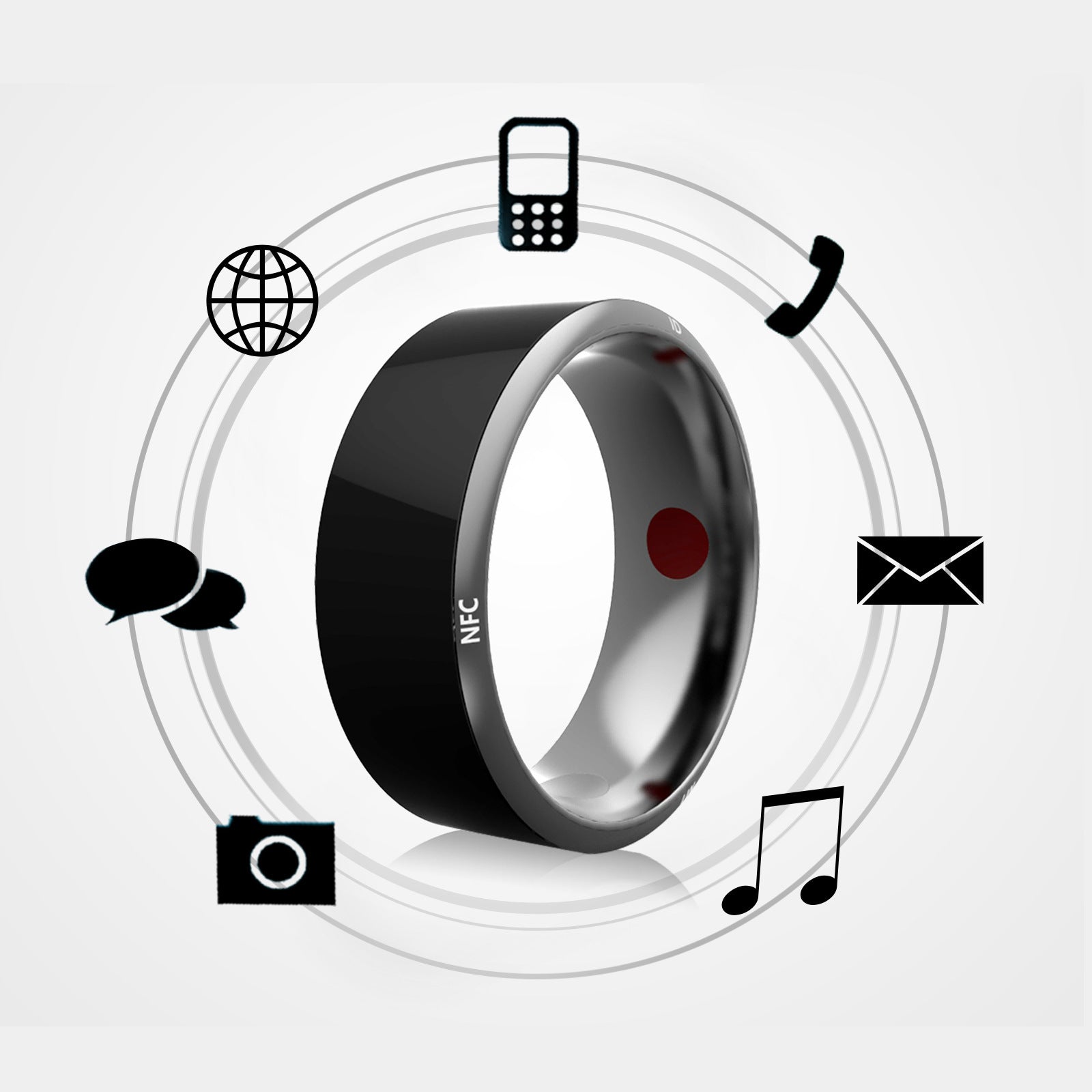 NFC Smart Ring – Multifunction Wearable With Privacy, Sharing & Notifications