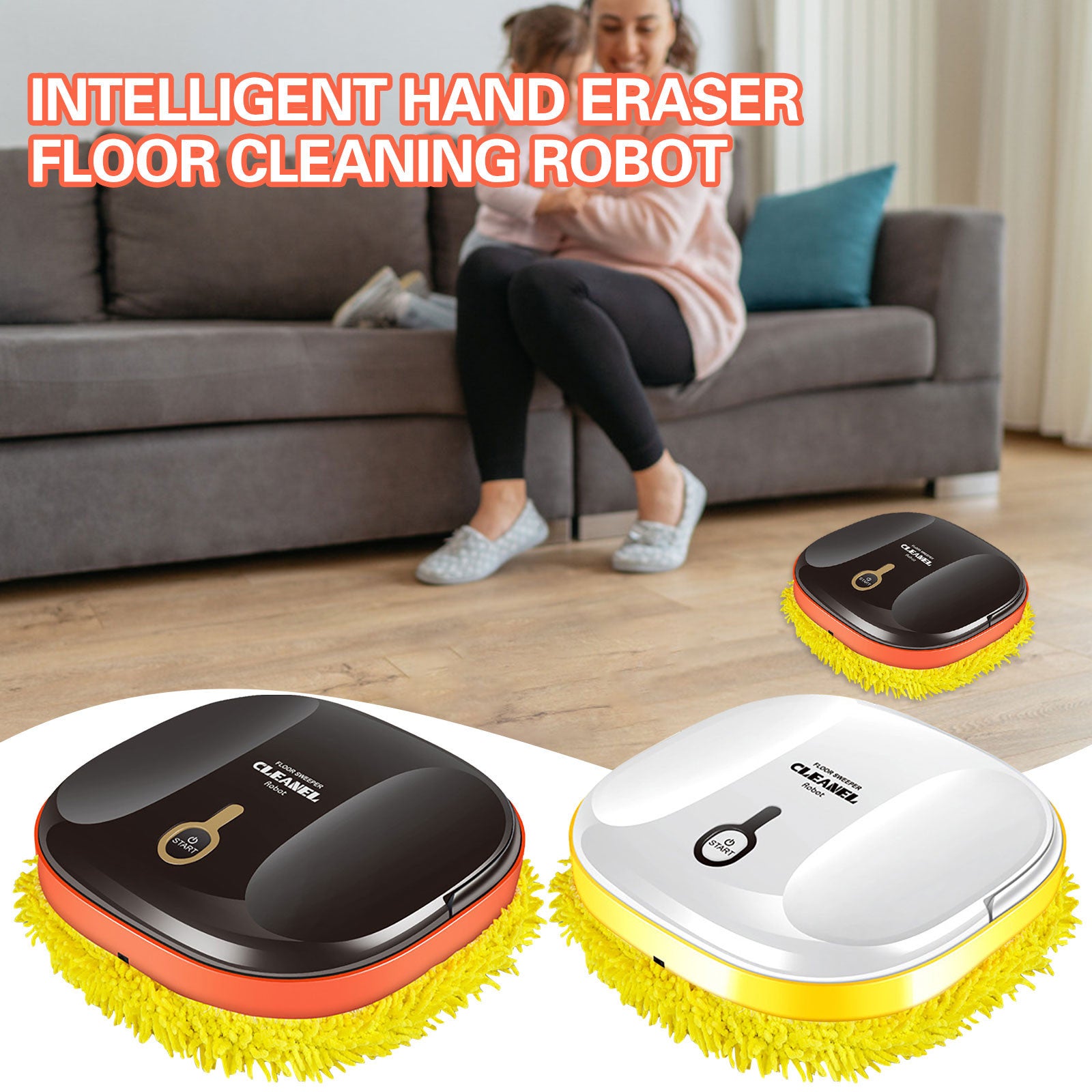 Smart Mopping & Vacuum Robot – Auto-Charging Floor Cleaner