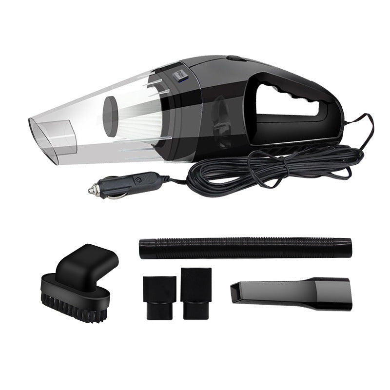 Portable 12V 120W Car Vacuum Cleaner – 4000PA Suction, Wet & Dry, 5m Cord