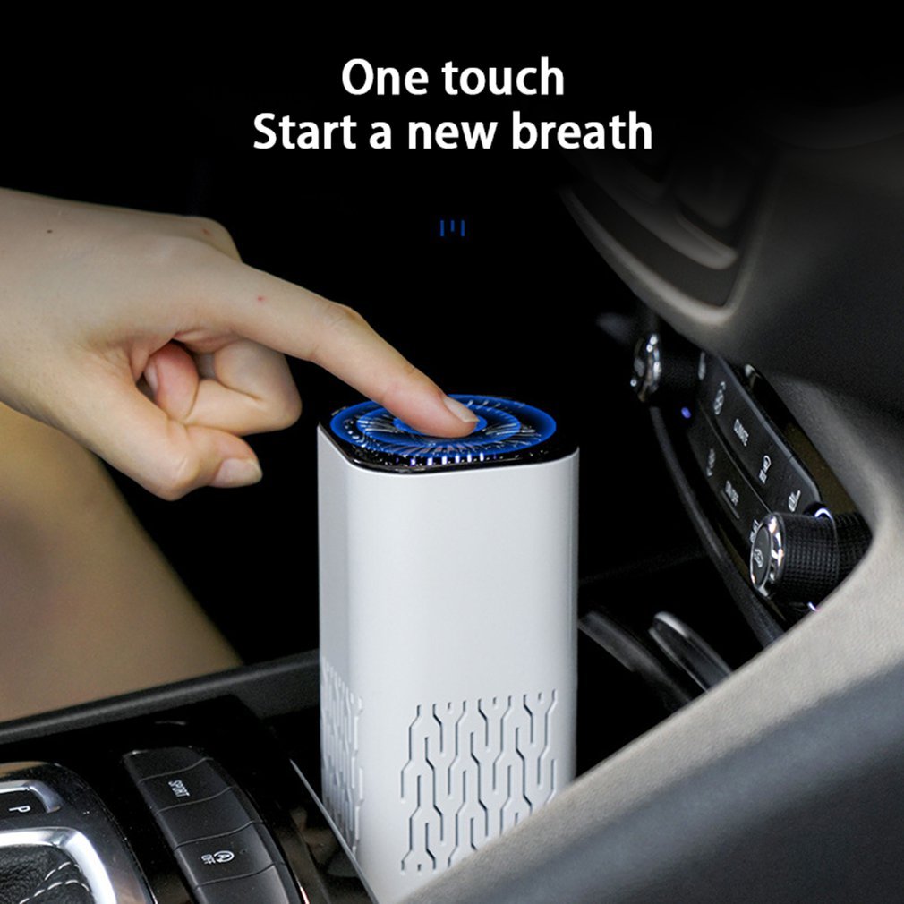 Portable Car/Home Negative-Ion Air Purifier – Remove Formaldehyde, Dust & Smoke