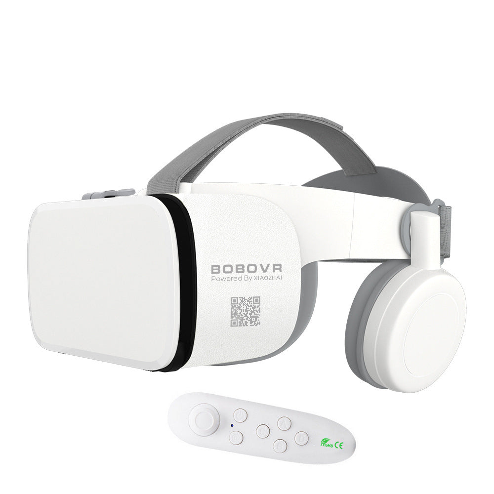 Bluetooth Wireless VR Headset – Phone-Powered 3D Virtual Reality Goggles (with Optional Remote)