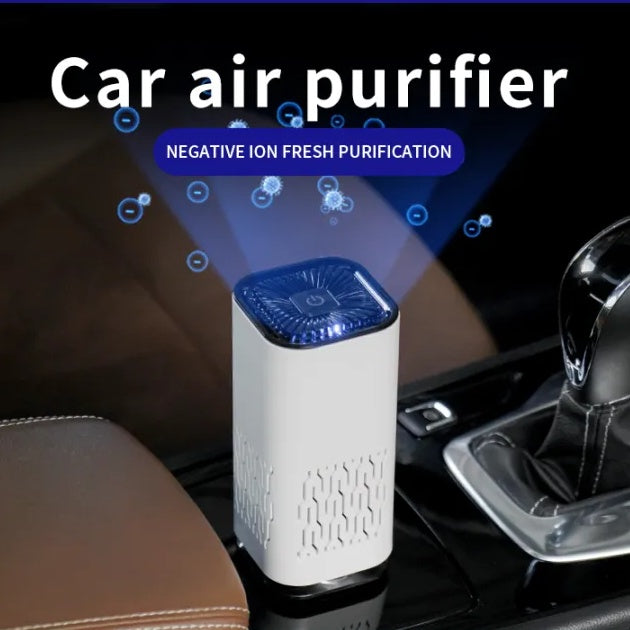 Portable Car/Home Negative-Ion Air Purifier – Remove Formaldehyde, Dust & Smoke