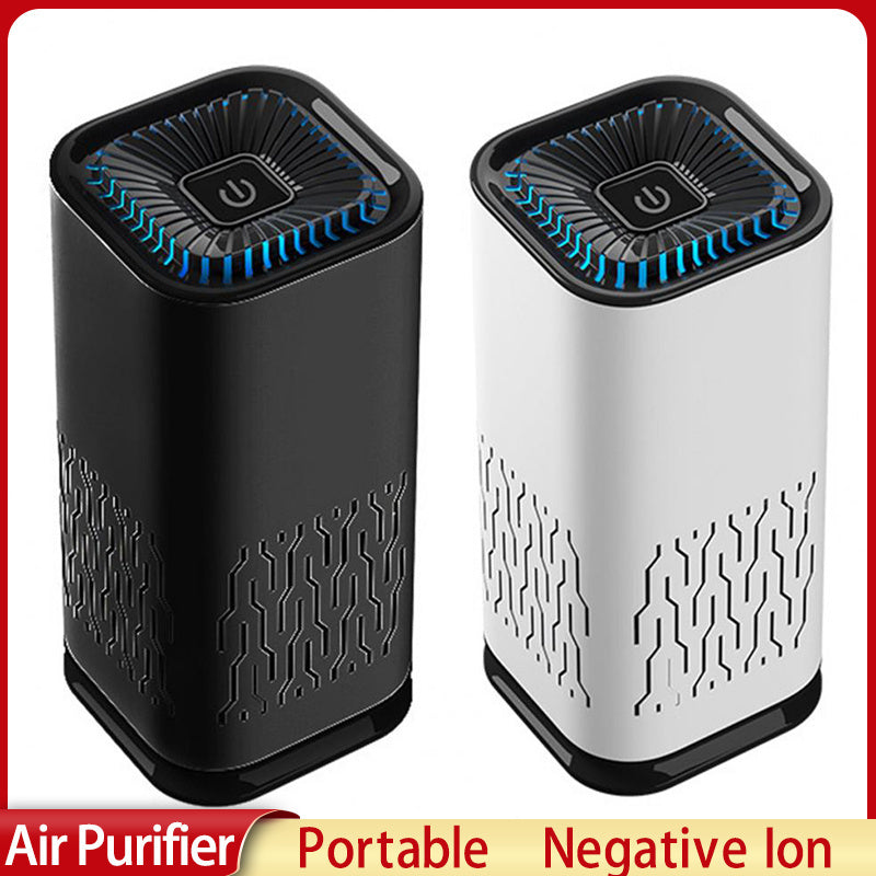 Portable Car/Home Negative-Ion Air Purifier – Remove Formaldehyde, Dust & Smoke